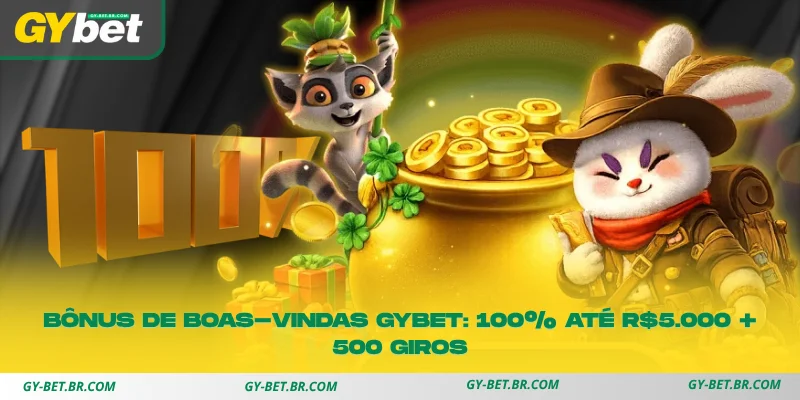 bônus de boas-vindas gybet