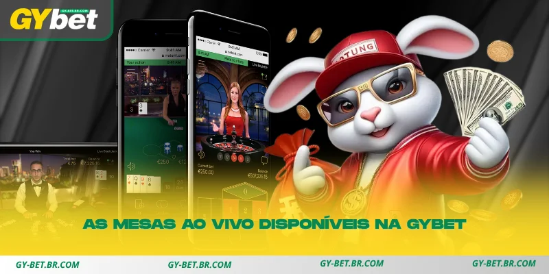 conheça as mesas ao vivo disponíveis na gybet e escolha a sua favorita